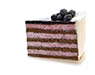 Blueberry cream cake
