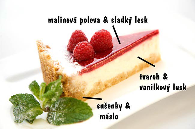 Cheesecake malinový