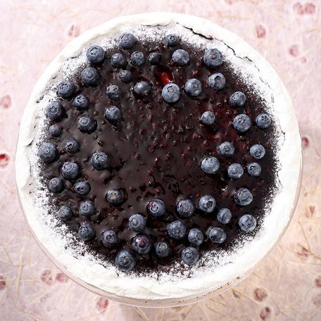 Borůvkový šlehačkový dort [bez lepku]