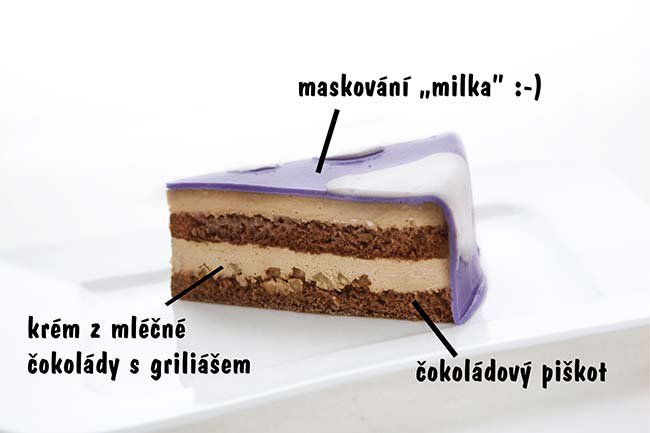 Milka cake