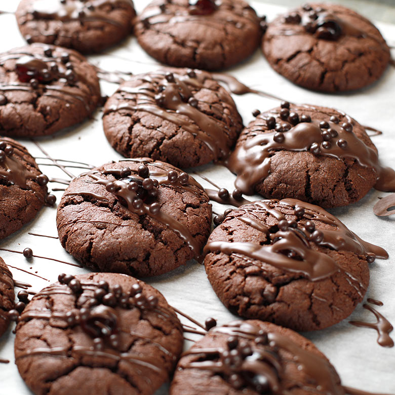 Cookies – čokoláda & třešeň