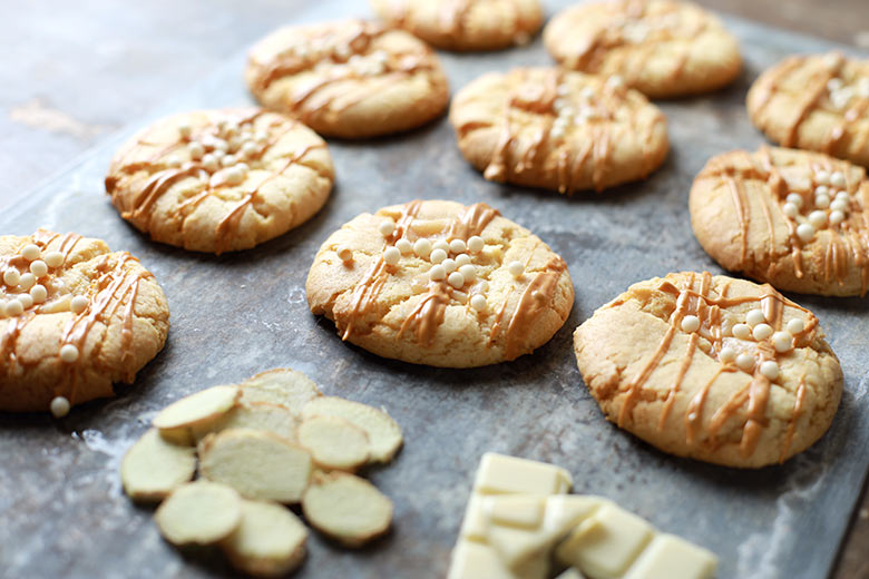 Cookies – ginger & white chocolate