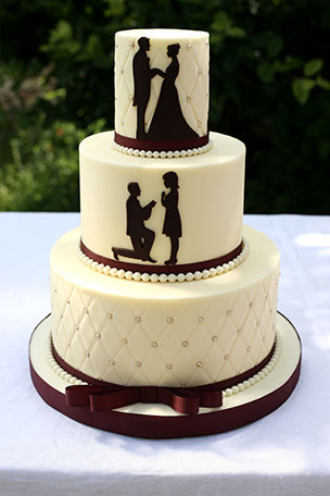 Sample wedding cake #8
