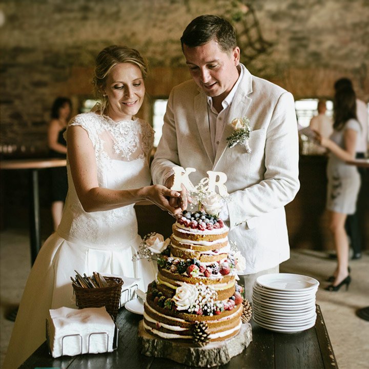 A wedding cake by nasladko.cz